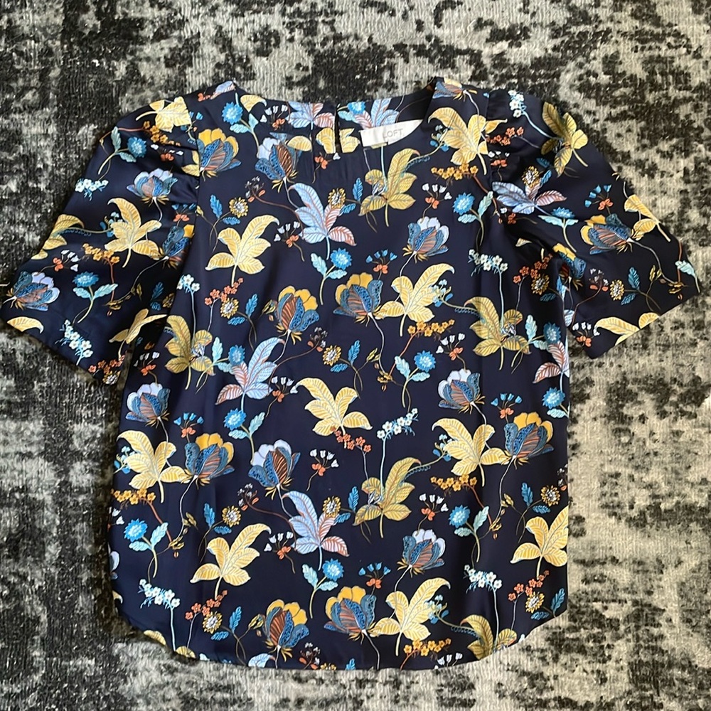 Loft Short Sleeve Blouse